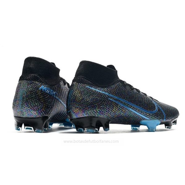 Zapatos Nike Mercurial Superfly Elite DF FG Longitud de onda Negro Azul